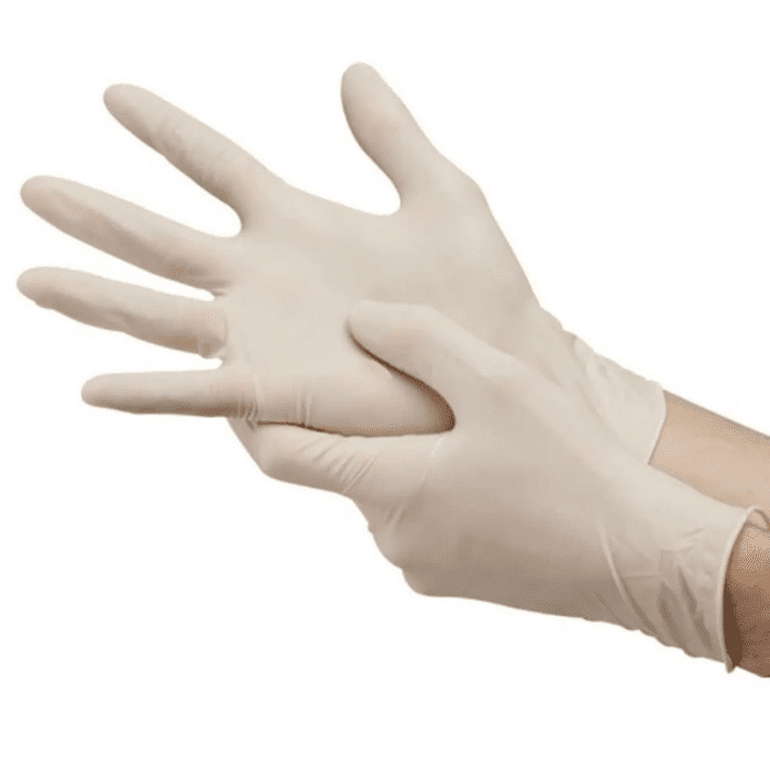 Găng tay cao su y tế có bột giúp tăng độ bền găng tay và có giá thành khá rẻ