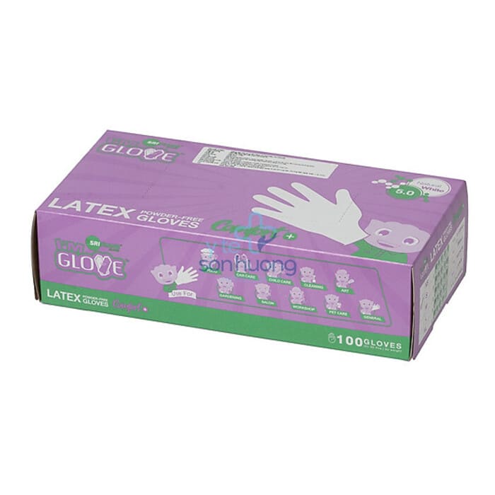 Găng tay cao su không bột Thái Lan I'm Gloves có 3 size để khách hàng lựa chọn. (Nguồn ảnh: Sưu tầm)