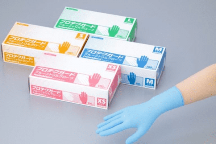 Găng tay phòng sạch Nitrile xanh ProtectGuard có nhiều phân loại màu sắc khác nhau (Nguồn ảnh: Sưu tầm)