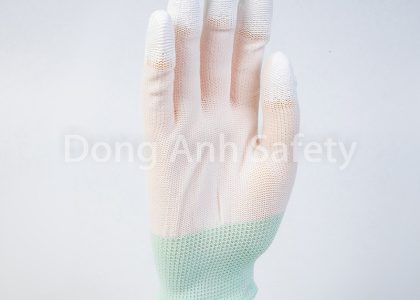Găng tay trắng phủ ngón không viền