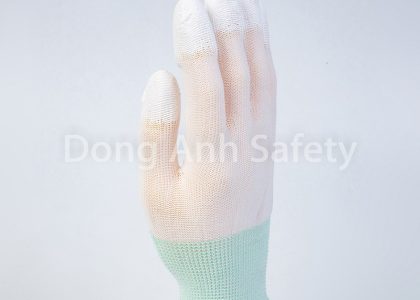Găng tay trắng phủ ngón không viền