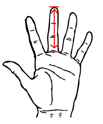 Đo chiều dài ngón tay để chọn kích thước găng tay y tế phù hợp