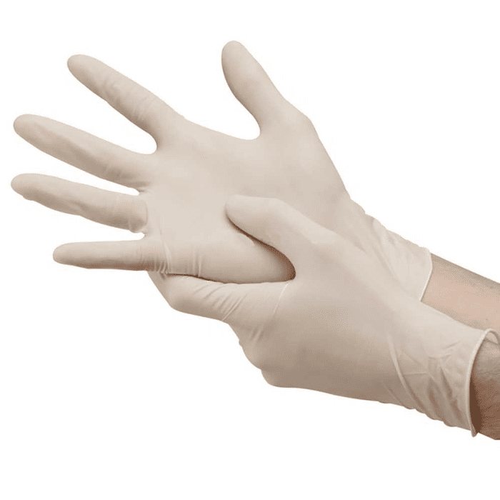 Găng tay Latex có độ co dãn tốt, dễ phân huỷ và có độ mỏng nhẹ vượt trội nhất trong các loại găng tay y tế