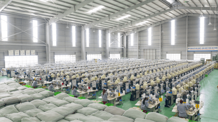Nhà máy sản xuất găng tay cao su xuất khẩu Thaco Chu Lai có thể đáp ứng đơn hàng lớn xuất khẩu đi các nước