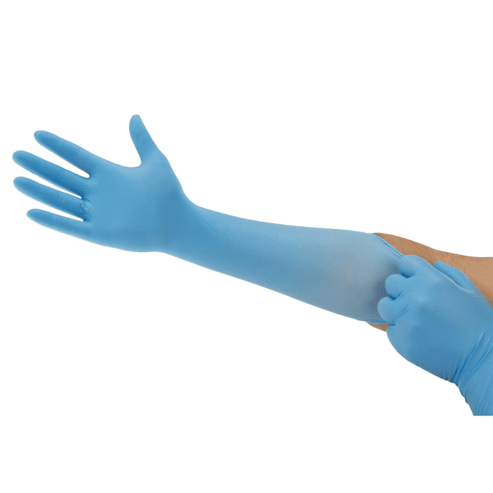Găng tay y tế Nitrile MICROFLEX thiết kế độc đáo giúp bảo vệ tay toàn diện (Nguồn ảnh: Sưu tầm)