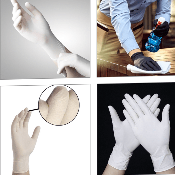 Nhờ đặc tính găng tay nổi bật như độ đàn hồi cao, chống thấm, chống tia UV, chống bám (Nguồn ảnh: Sưu tầm)