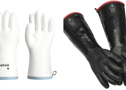 Găng tay bảo hộ cách nhiệt có 2 loại ngắn và dài phù hợp với những công việc khác nhau (Nguồn ảnh: Sưu tầm)