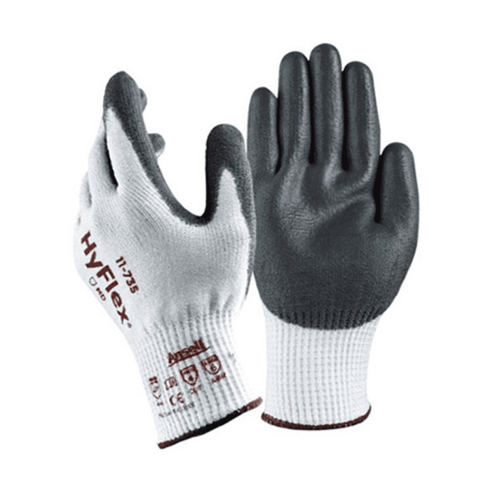 Găng tay chống cắt Ansell HyFlex 11-735 trang bị công nghệ chống cắt Intercept mang đến sự bảo vệ cao cấp (Nguồn ảnh: Sưu tầm)