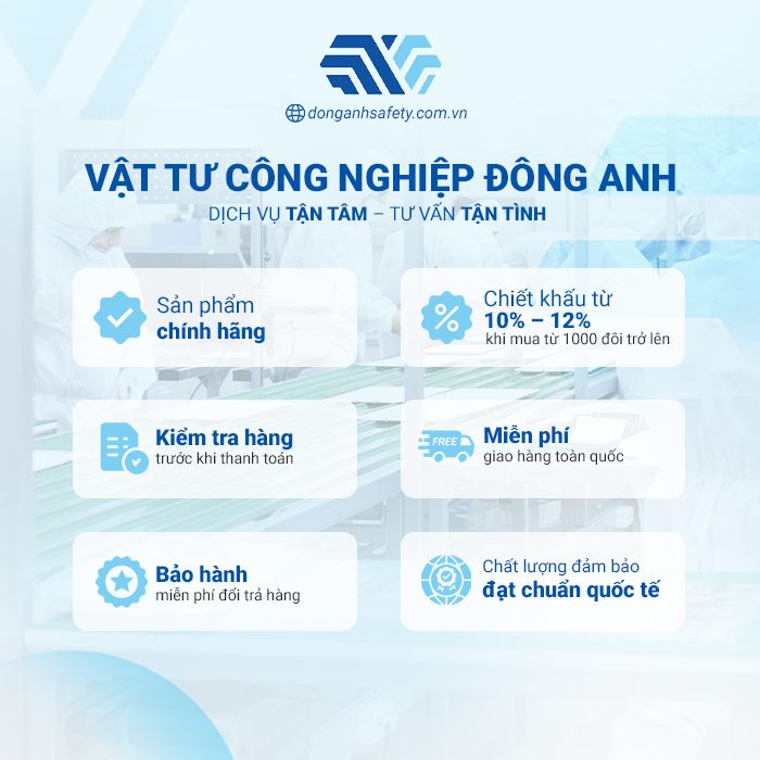 Mua găng tay Y tế tại Vật tư Công nghiệp Đông Anh để nhận được sản phẩm chất lượng cao với giá tốt nhất