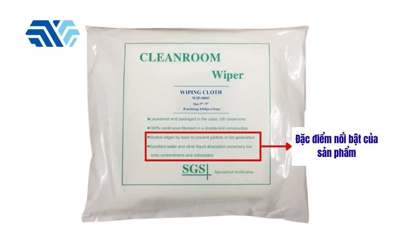 Các thông số kỹ thuật quan trọng trên bao bì khăn lau phòng sạch